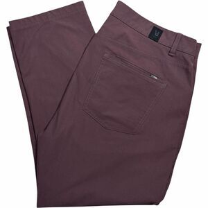 Vuori Meta Performance Pants Mens 38x28 Burgundy Stretch Casual Athletic